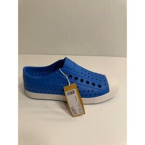 .8052 Native Unisex Blue Slip on Shoes-US 5 Mens, US 7 Womens